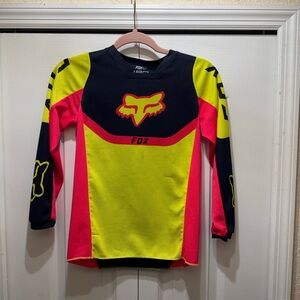 Fox 180 Neon Yellow & Pink YM Jersey